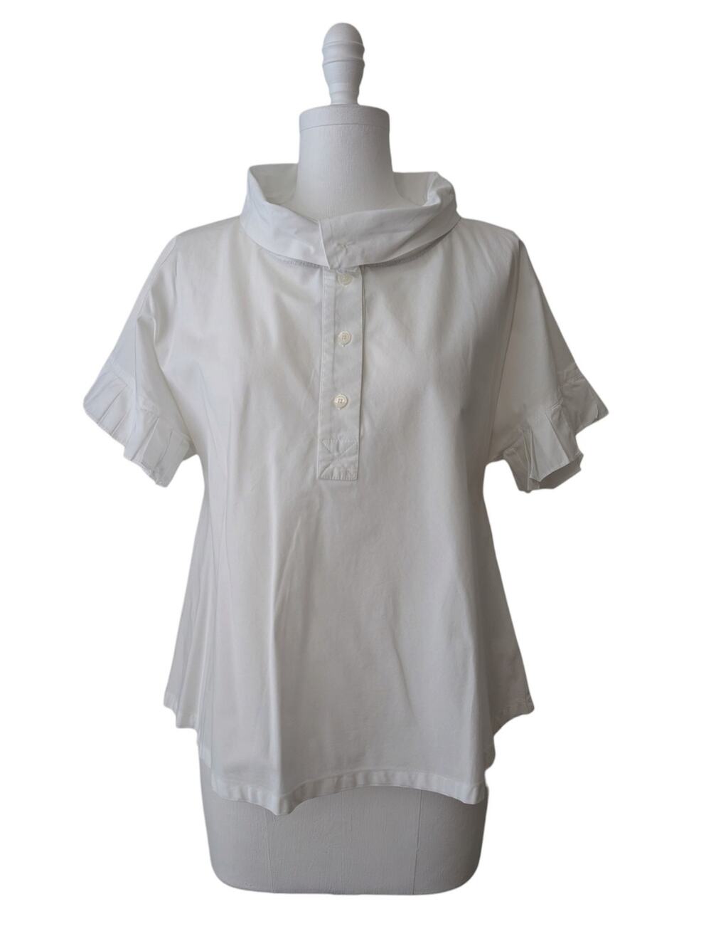 Borbonese White Cotton Blouse